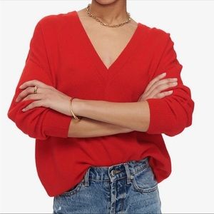 Talbots Petites Cashmere V-neck Sweater